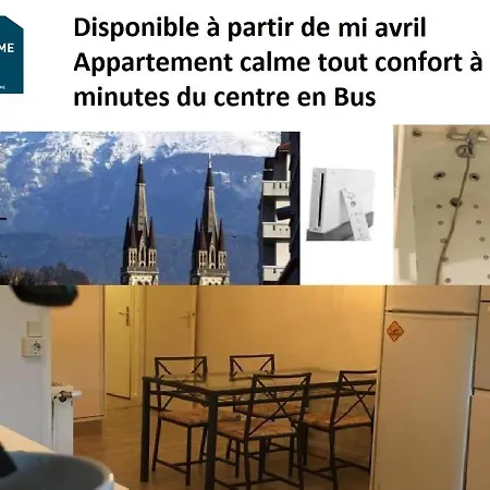 Appart Chartreux Baignoire Massante ,A 3 Minutes Du Centre En Bus! 2 Etoiles Atout France Voiron Buitenkant foto